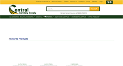 Desktop Screenshot of centralsanitary.com